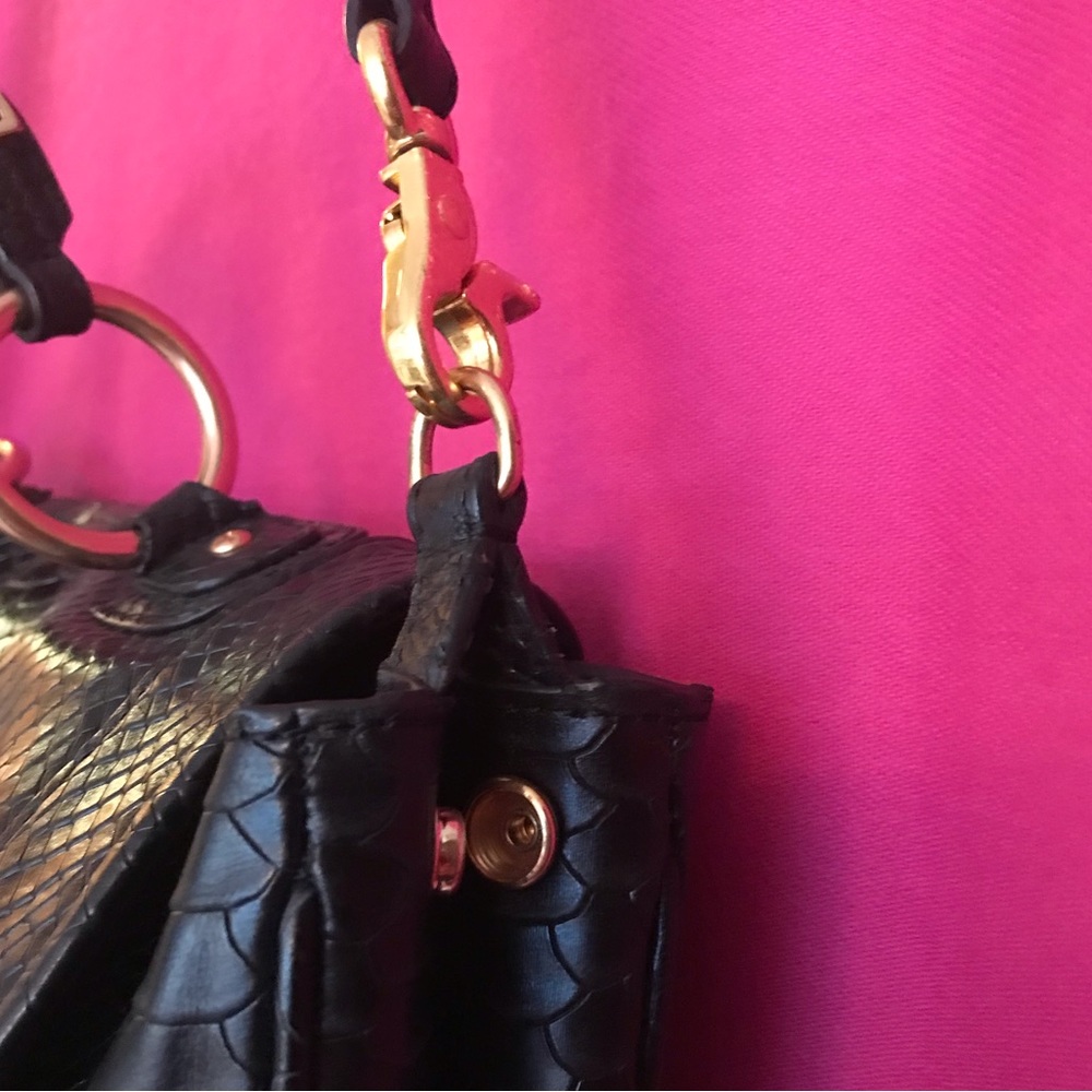 Rebecca Minkoff Black Leather Satchel - Picture 3 of 8